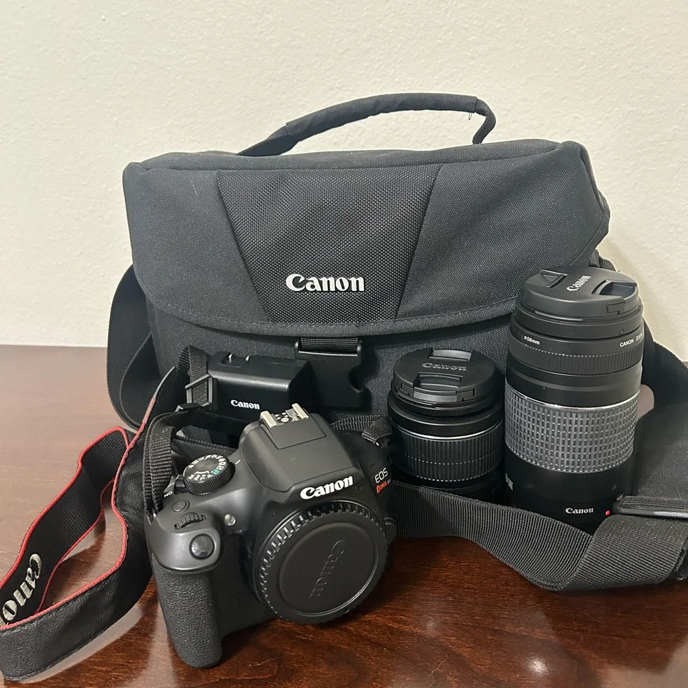 Canon Rebel T6 Camera Kit with Lenses